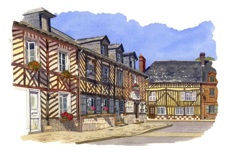 Place Michel Vermughen – Beuvron-en-Auge