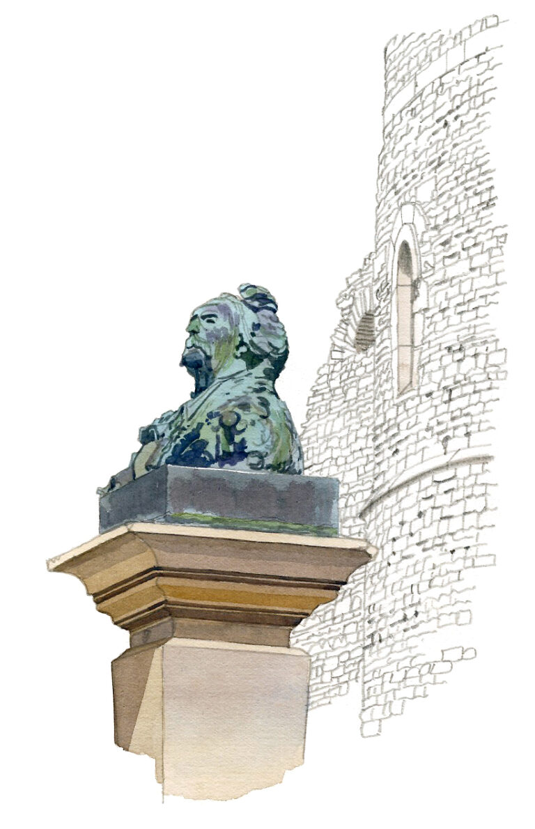 Buste de Barbey d’Aurévilly par Rodin