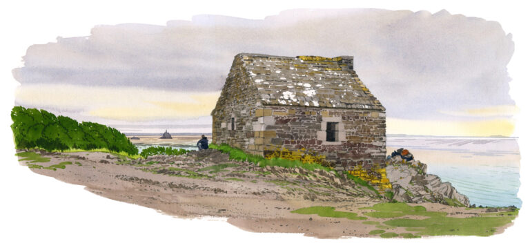 NOR146 Le_Mont-Saint-Michel_vu_de_la_cabane_Vauban_Carolles