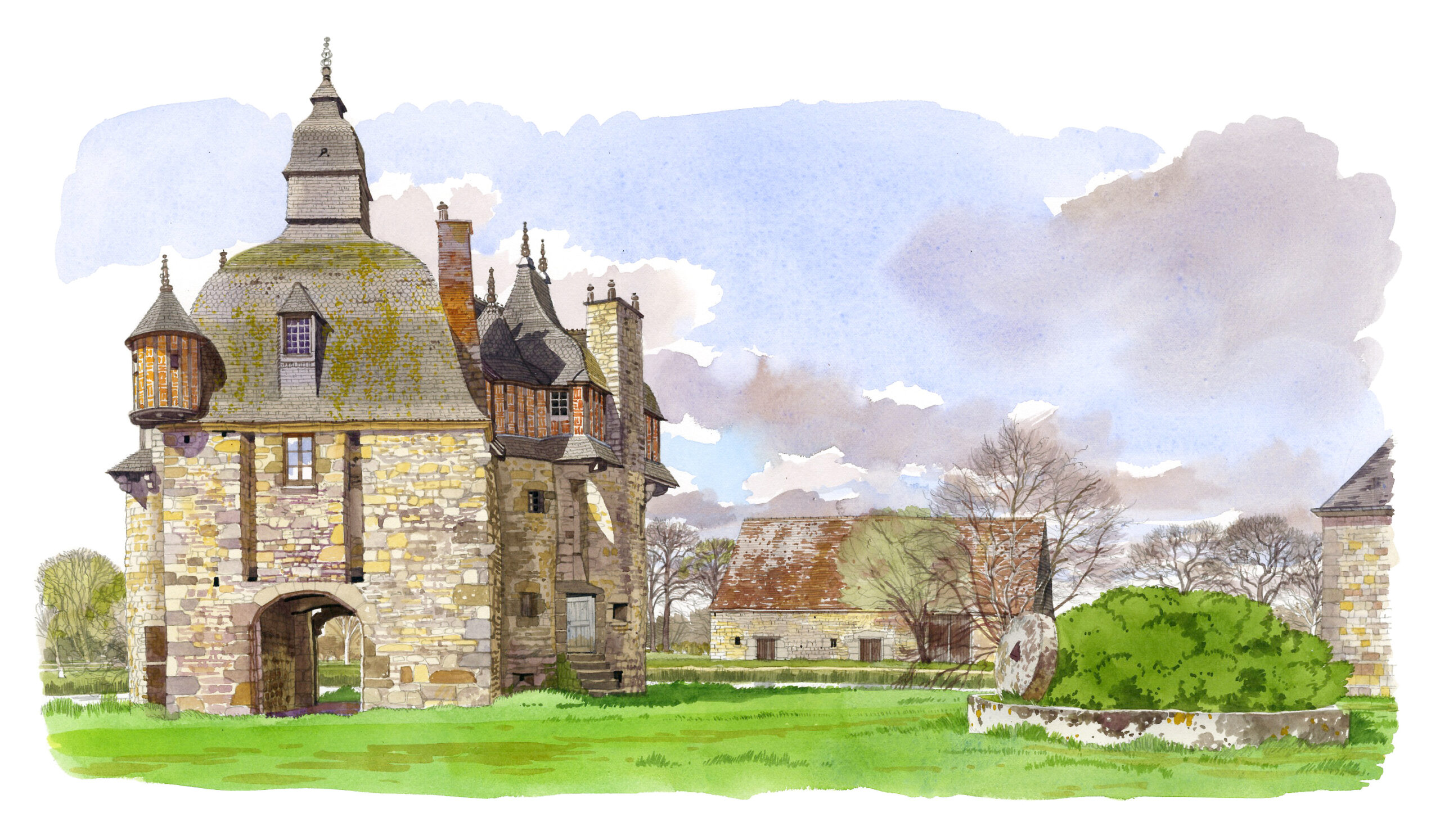 Manoir de la Saucerie, Domfront Fabrice Moireau