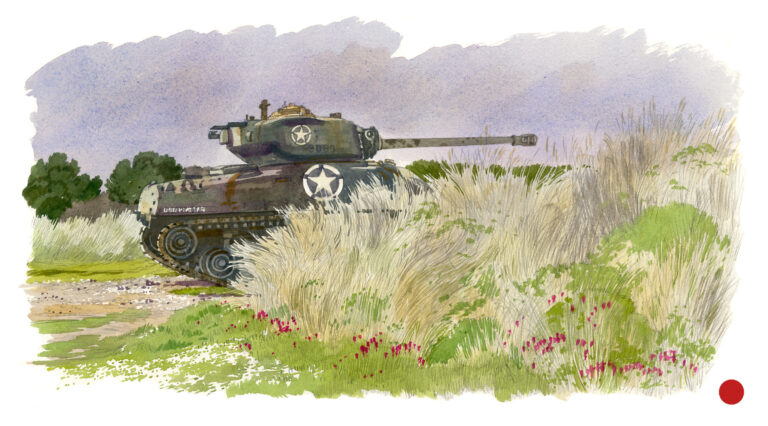 NOR130 Char_americain_Sherman-Memorial_d_Utah_Beach