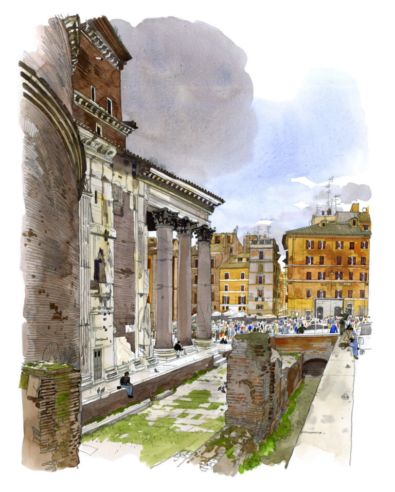 Le Panthéon vu du côté est