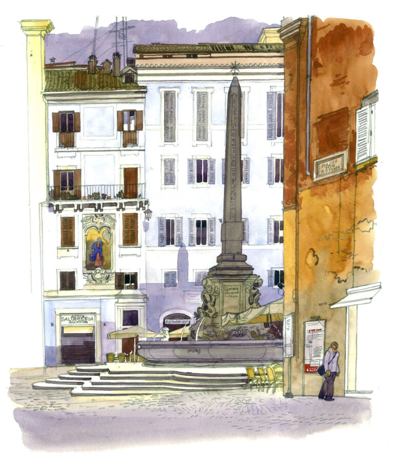 Piazza della Rotonda. Matin