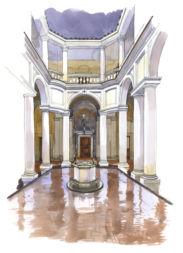 Intérieur de l’église San Carlo alle Quattro Fontane