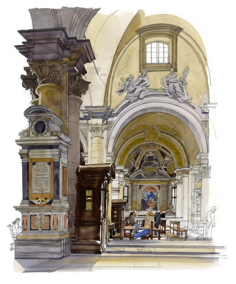 Église Santa Maria del Popolo. Intérieur