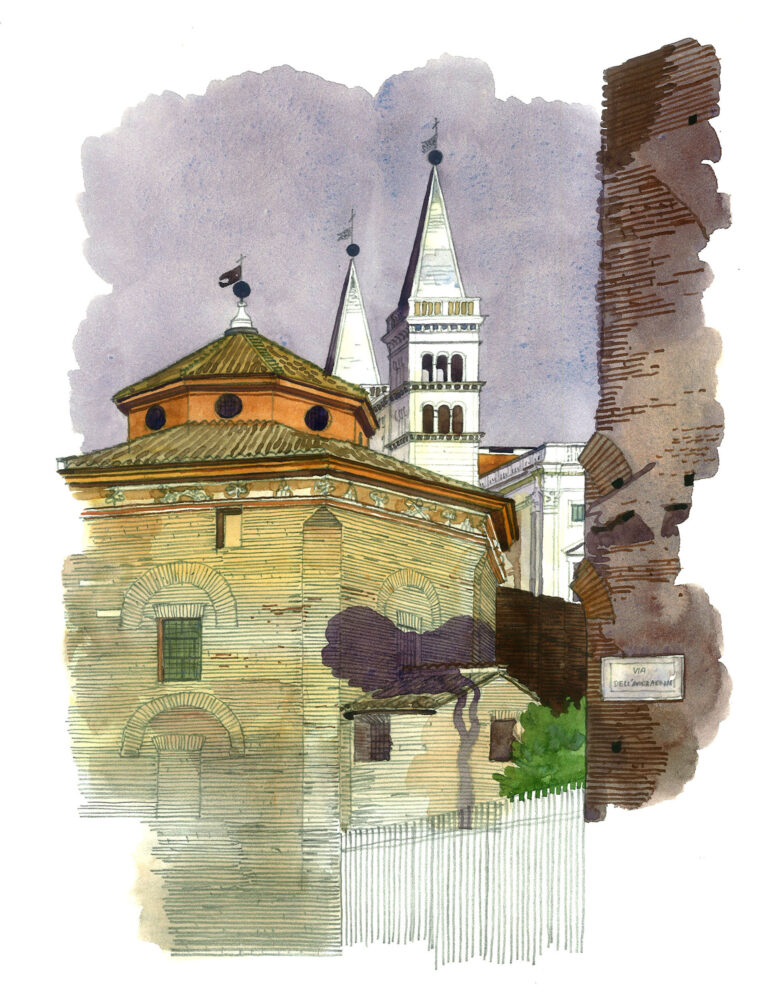 Basilique St-Jean-de-Latran. Baptistère