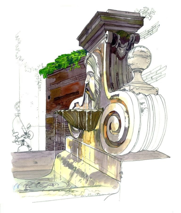 Via Giulia.Fontaine Cons.France