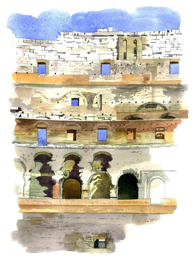 Colisée. Intérieur