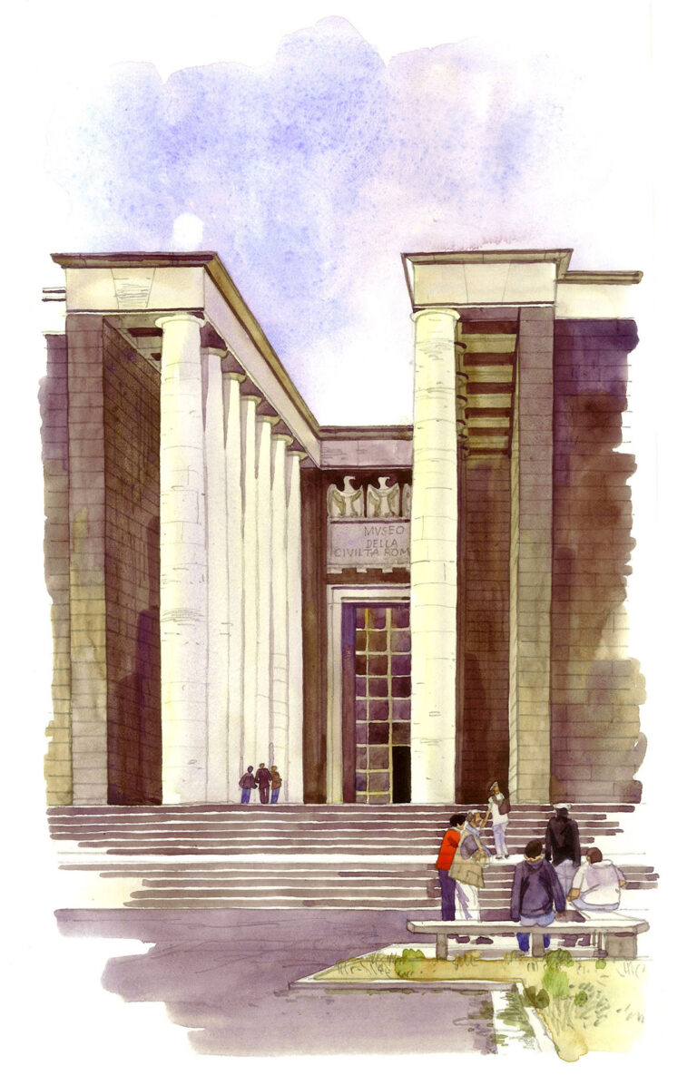 Quartier EUR. Musée de la Civilisation romaine