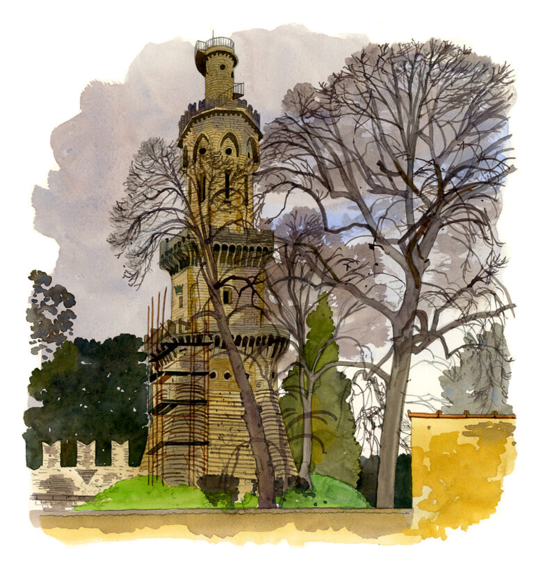 Tour dans le jardin Torregiani