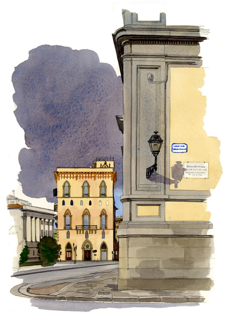 Maison de Lulli, lungarno A. Vespucci