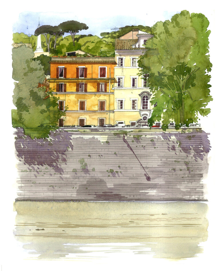 Lungotevere et phare du Janicule