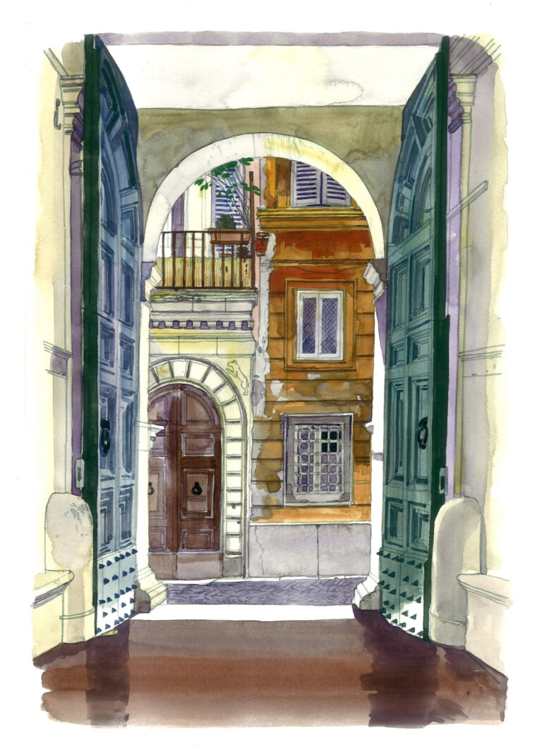 Porche du Palazzo Baldassini