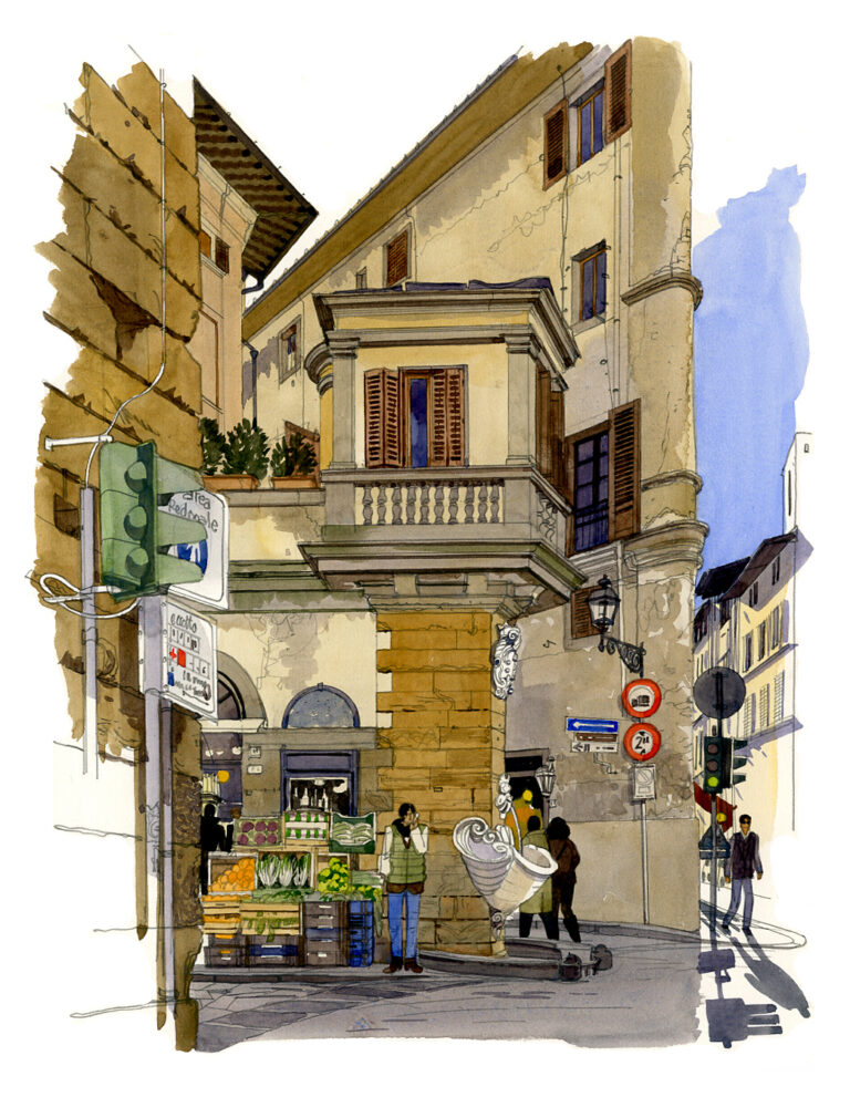 Fontaine de la piazza Frescobaldi