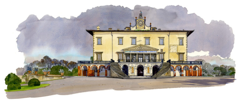 La villa médicéenne de Poggio a Caiano