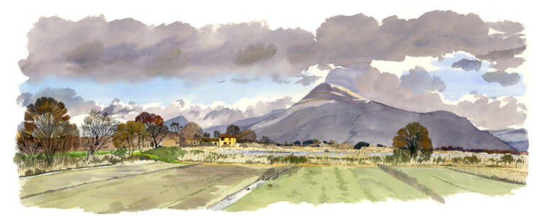 Ferme dans la vallée à Poggio a Caiano