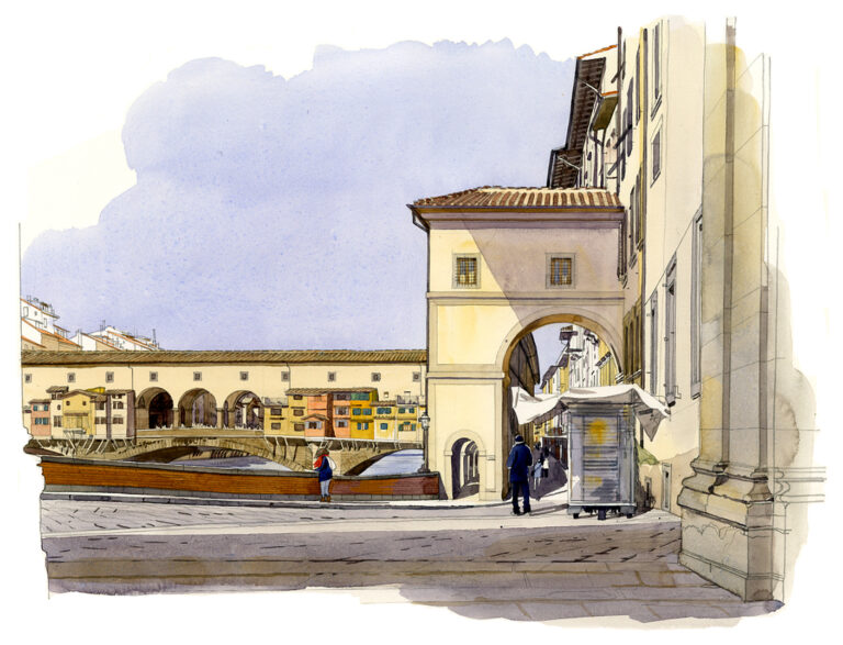 Le Ponte Vecchio vu des Offices