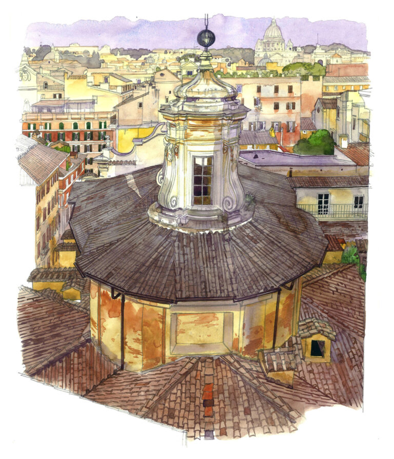 Église Santa Maddalena. Lanterne