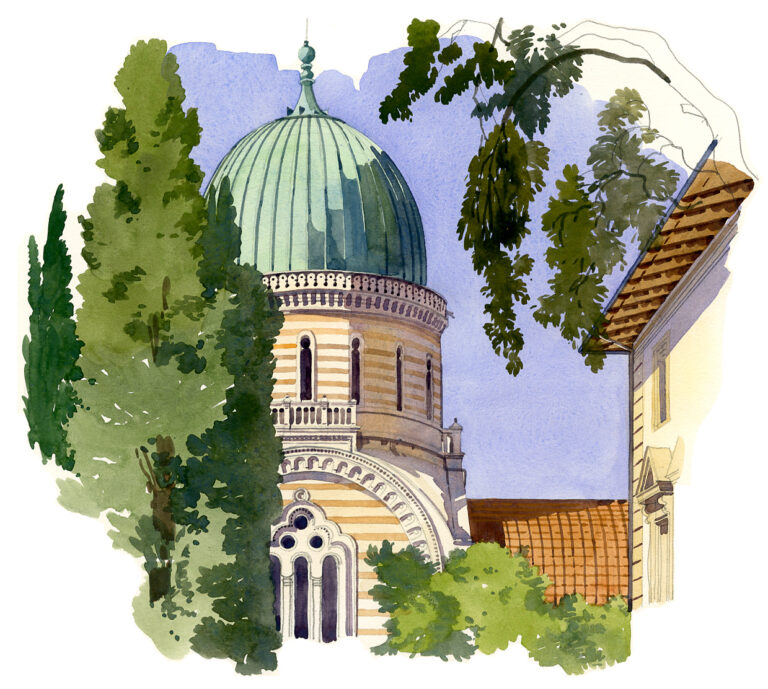 Synagogue de Florence, piazza Azeglio