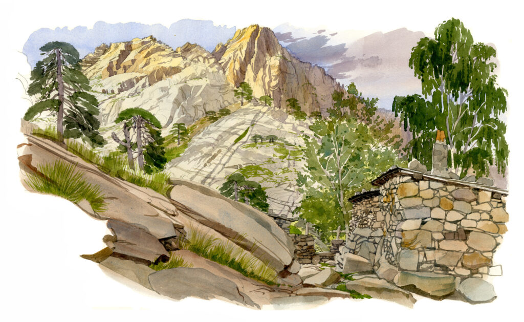 Albertacce. Bergeries de Radule