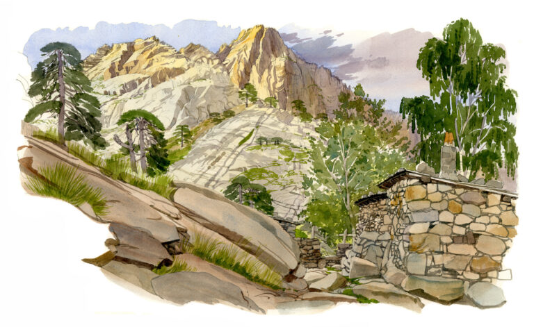 Albertacce. Bergeries de Radule