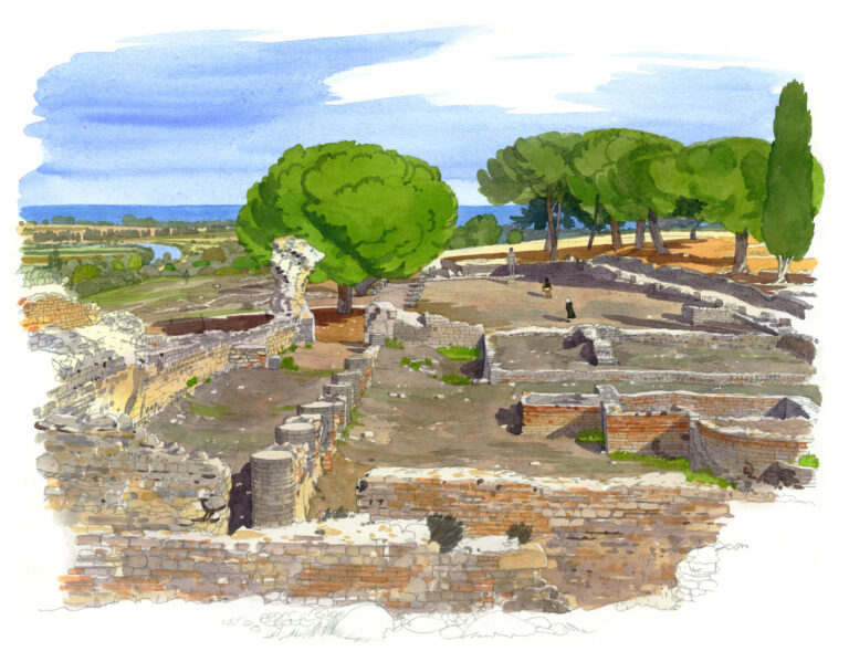 Aleria. Ruines de la ville antique