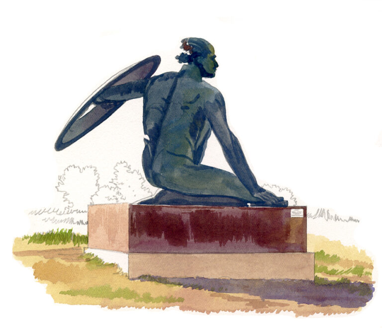 Aleria. Guerrier en bronze