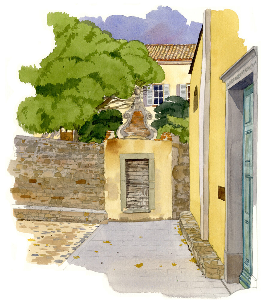 Algajola-place de l’eglise