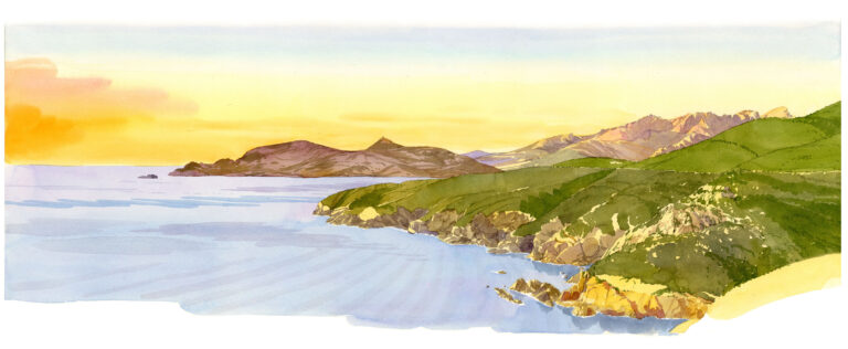 Baie de Crovani vue de l’Argentella