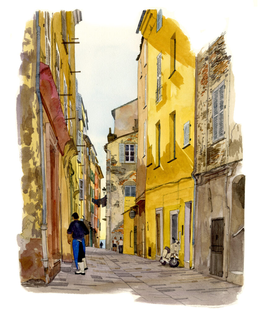 Bastia-rue St-Jean-matin