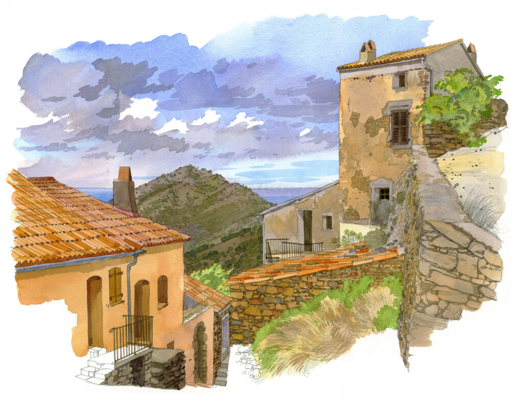 Belgodere-Vue sur mer