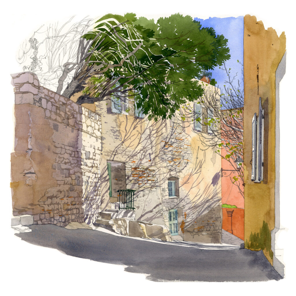 Calvi. Carrughjiu Guidi, dans la citadelle