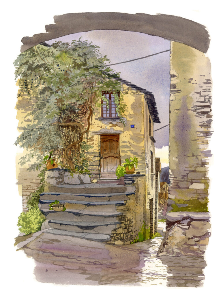 Corte. Maison du quartier de Chiostra