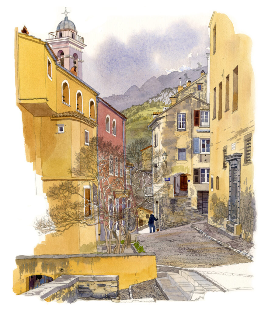 Corte. Rue du Palais national