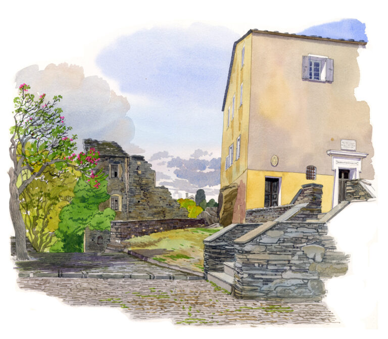 Morosaglia. Maison natale de Paoli