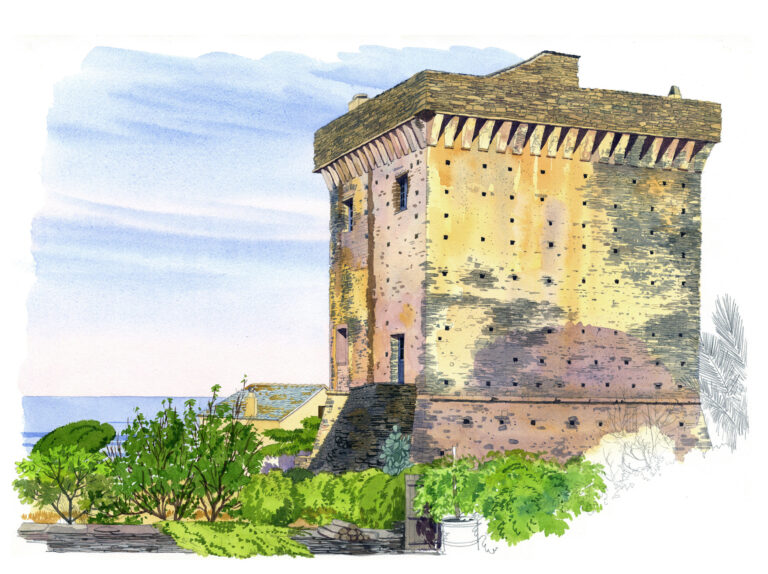 Morsiglia. Tour génoise de Pianasca