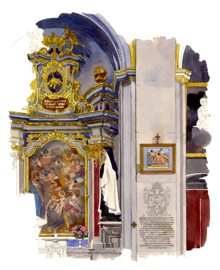 Muro. Intérieur de l’église