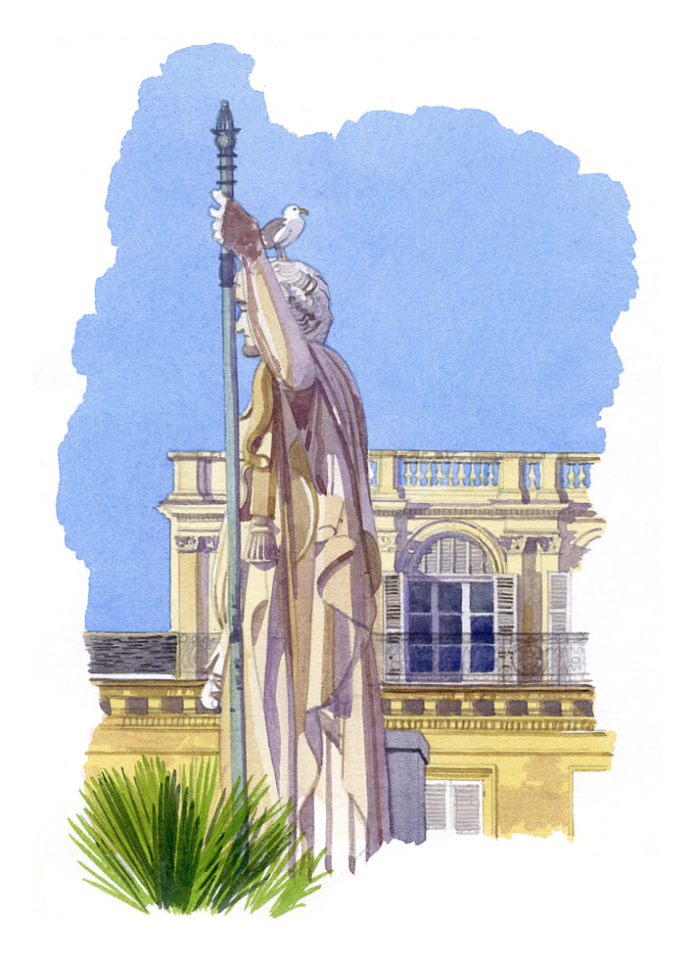 Statue de Napoléon. Bastia