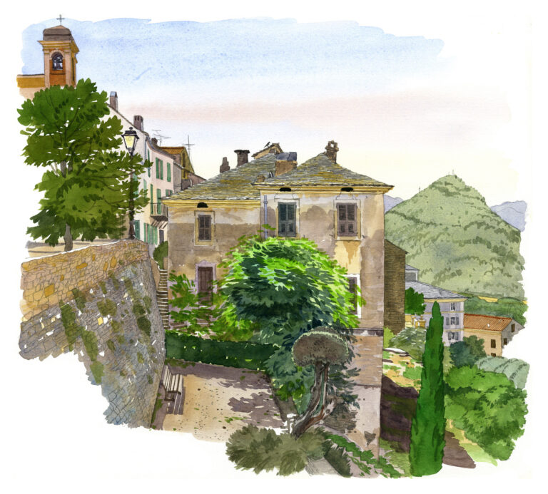 Village d’Oletta, dans le Nebbio