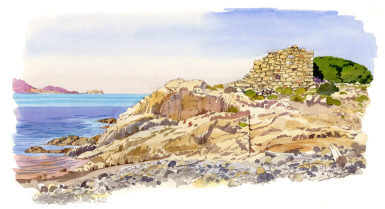 Ostriconi. Ruines d’entrepôt