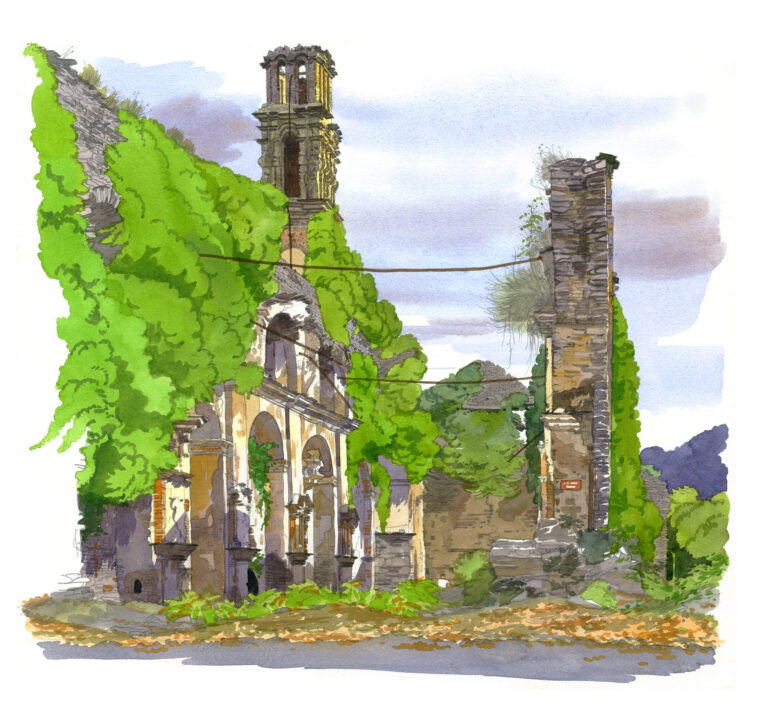 Piedicroce. Ruines du couvent d’Orezza