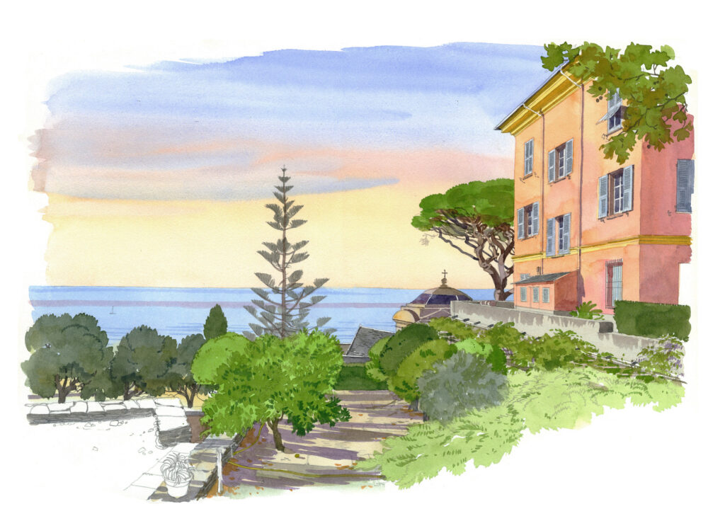 Pino (Cap Corse). Villa Franceschi