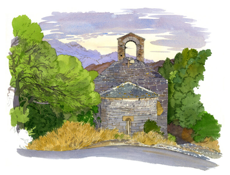 Poggio d’Oletta. Chapelle romane