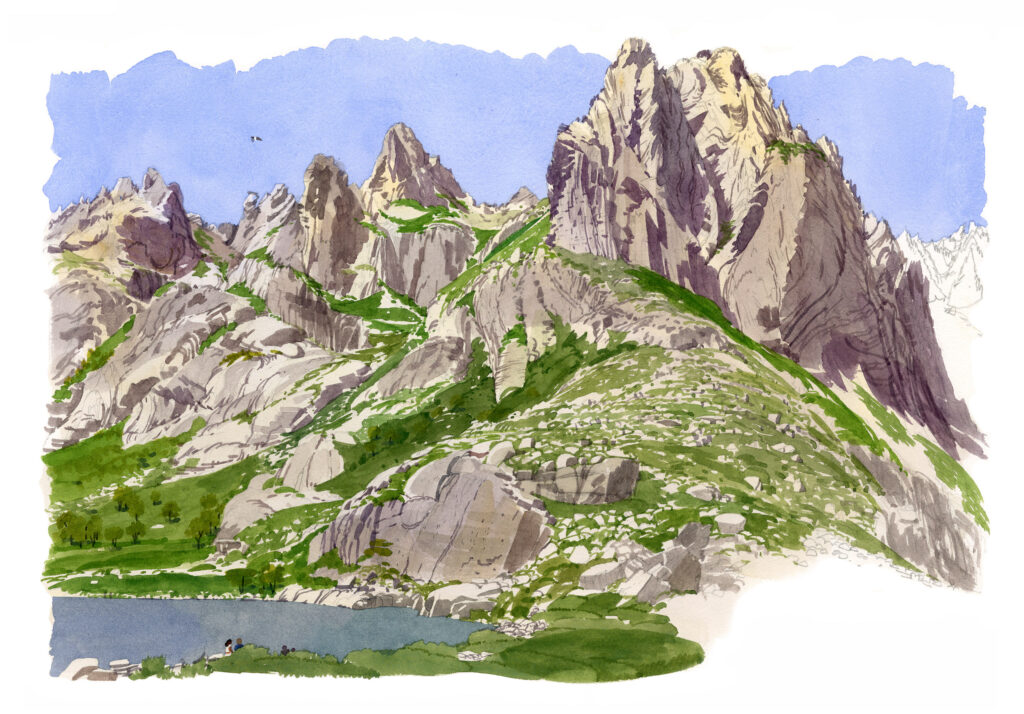 Restonica. Lac de Melu