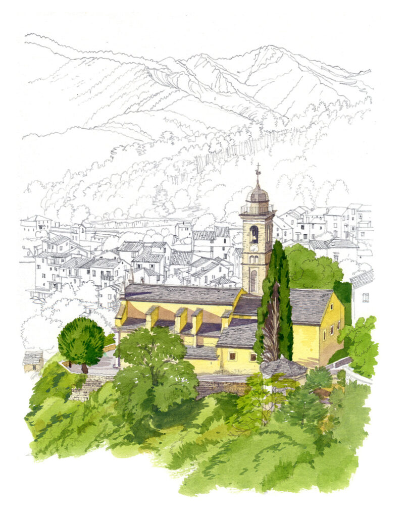 Venaco. L’église Saint-Michel