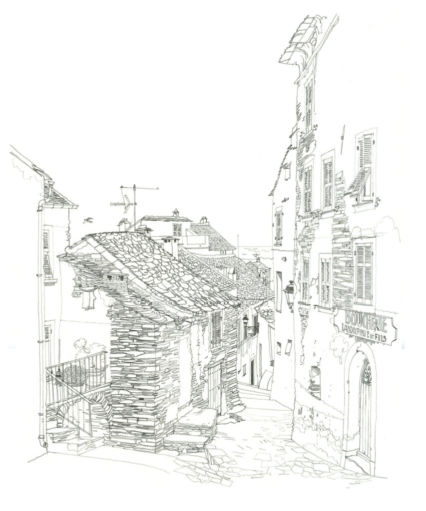 Venzolasca. Chiasso Longo. Crayon
