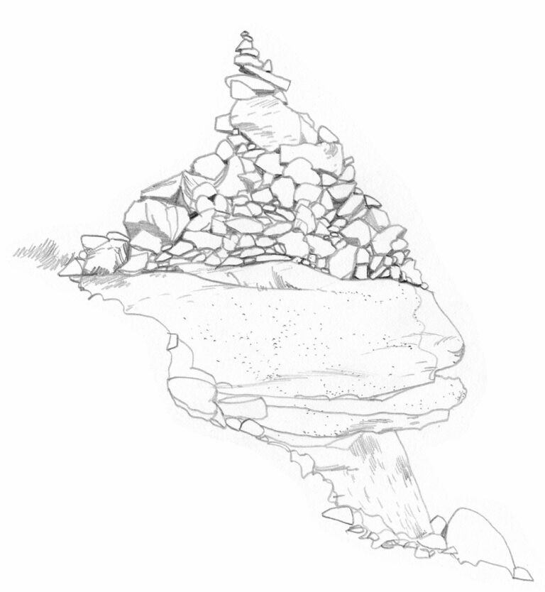 Restonica. Caillous empilés