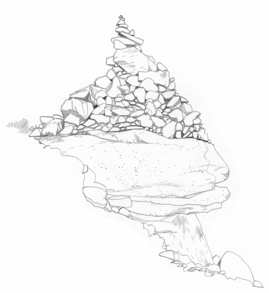 Restonica. Caillous empilés