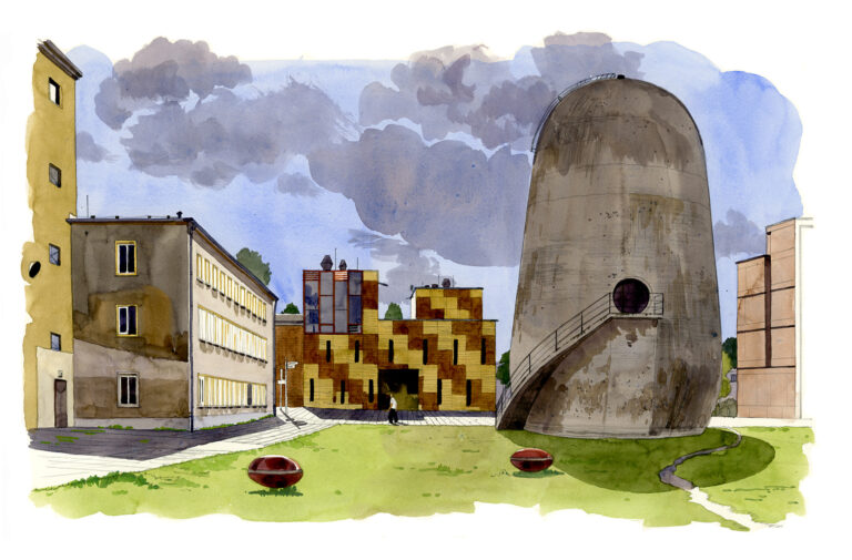 Adlershof. Soufflerie expérimentale. 1936