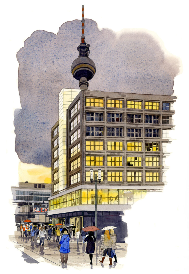 Alexander Platz. Fernsehturm